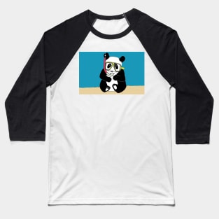 Snorkel Panda Baseball T-Shirt